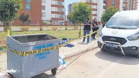 Konya'da çöp konteynerinin yanında bebek bulundu