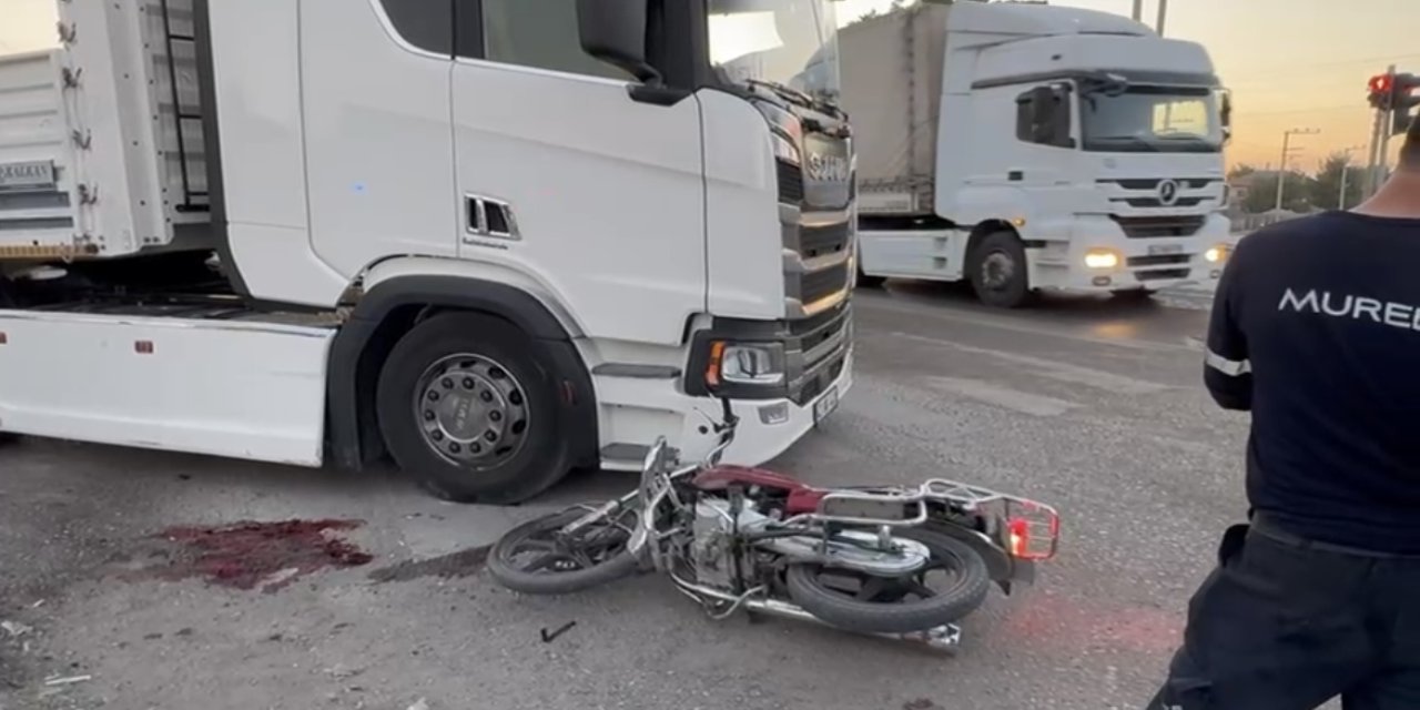 Ereglide TIR’ın çarptığı motosikletli Burak Arıcan hayatını kaybetti