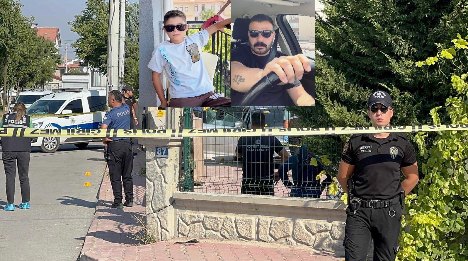 Konya’da baba ve 11 yaşındaki oğlu öldürüldü