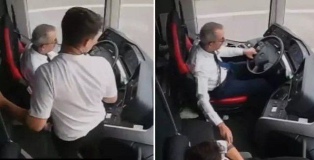 Samsun - Yolcu otobüsünün çarptığı, 2 kişinin öldüğü kazanın yeni görüntüleri ortaya çıktı