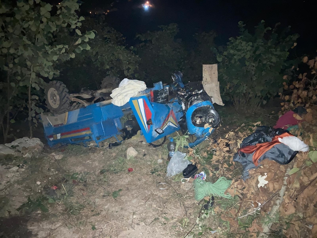 Ordu'da şarampole devrilen patpattaki 4 kişi öldü, 3 kişi yaralandı