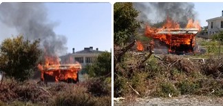Konya’da korkutan yangın! Bahçede çıkan yangınla kül oldu