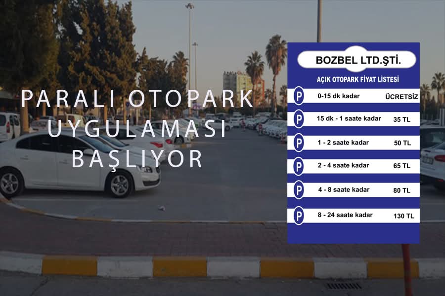 Bozkır'da Trafiğe 'Paralel' Çözüm: Paralı Otopark Uygulaması Başladı