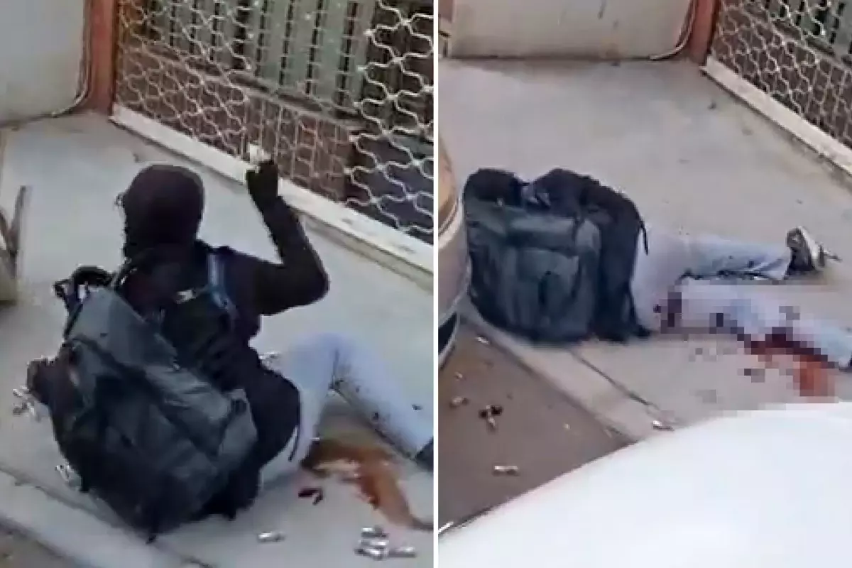 İzmir'de 2 polisimizi şehit eden saldırganın yakalanma anı: Üzerinde bomba var, vur abi vur