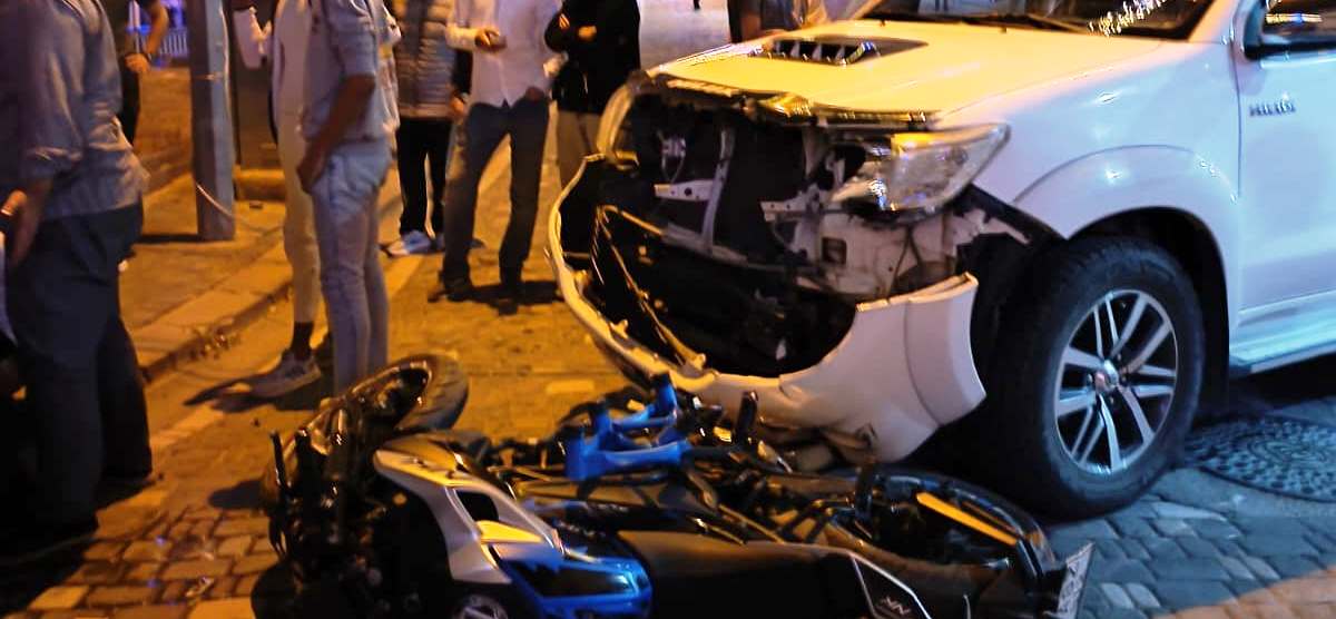 Seydişehir'de Motosiklet ile Kamyonet Çarpıştı: 1 Yaralı