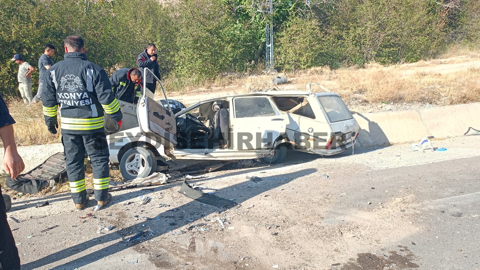 Konya’da feci kaza!  3 yaşındaki ikizler yaşamını yitirdi