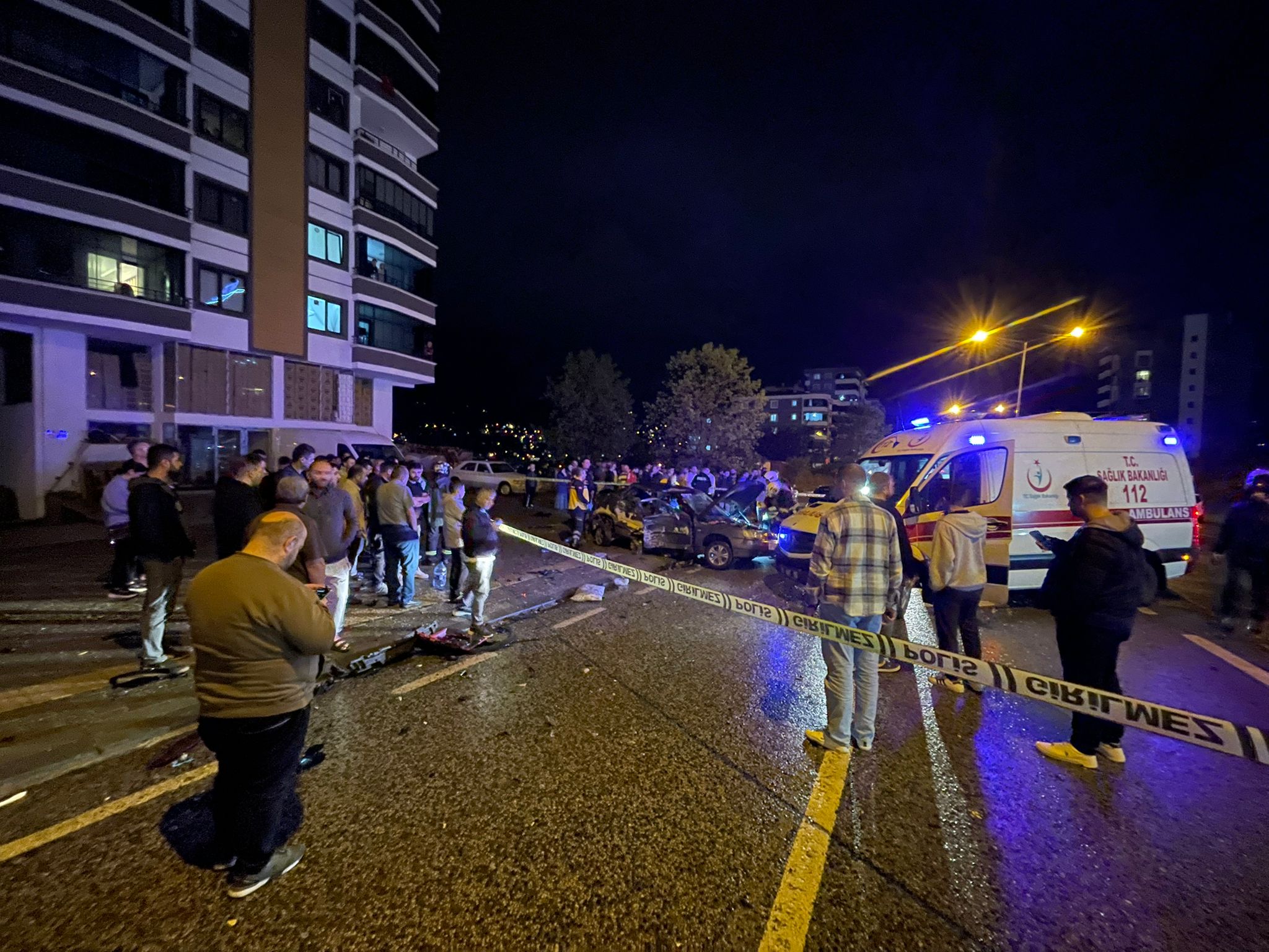 Samsun’da 2 kişinin öldüğü kazanın görüntüleri ortaya çıktı