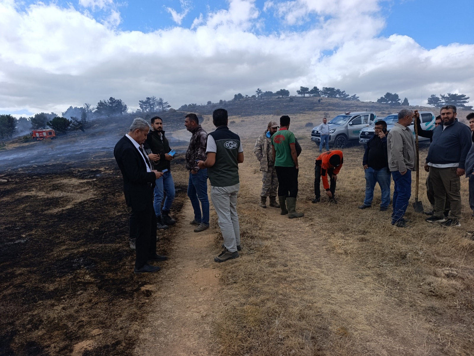 Konya'nın Kadınhanı ilçesinde orman yangını kontrol altına alındı
