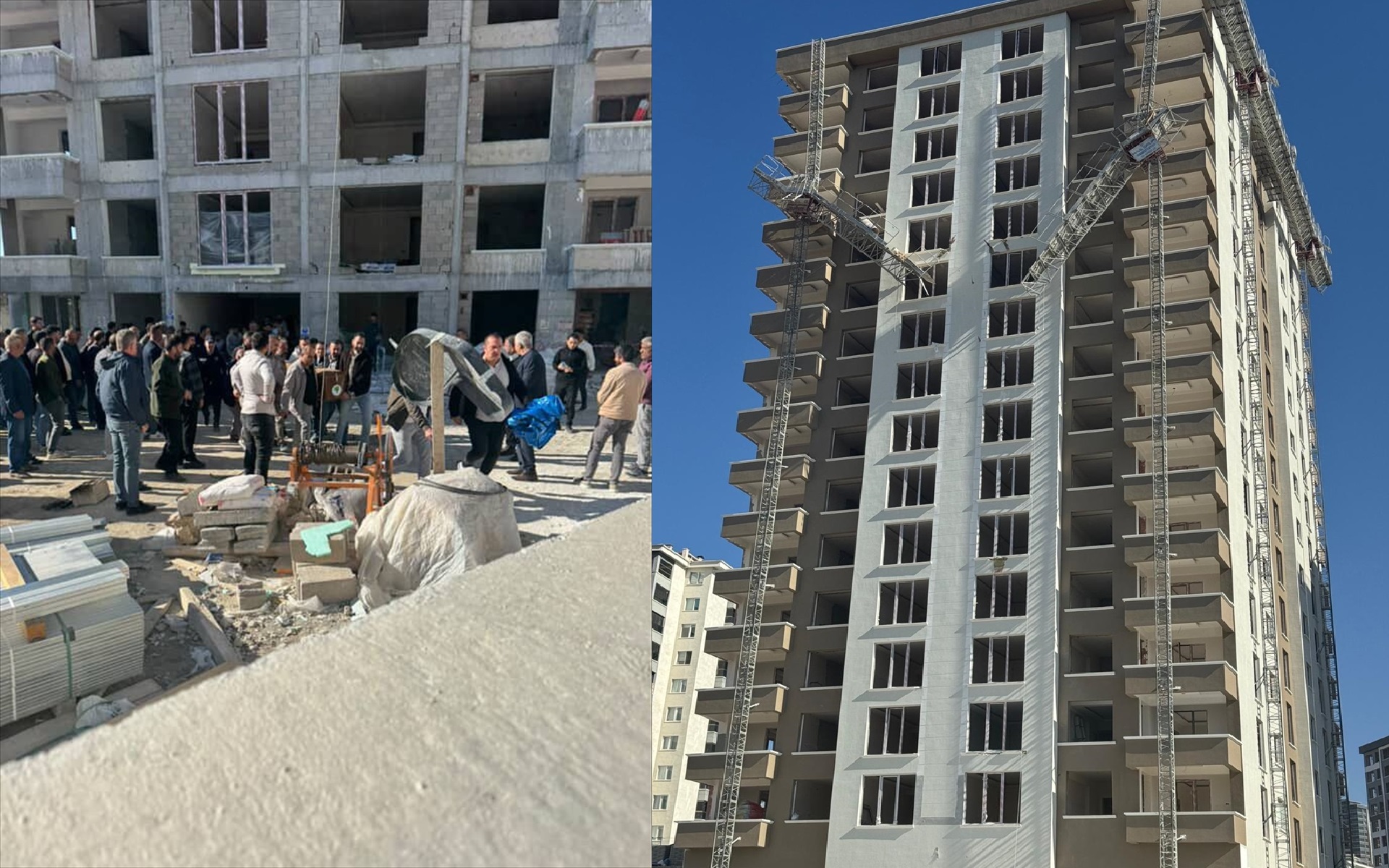 Ankara'da inşaatın 12'nci katındaki yük asansöründen düşen 2 işçi öldü