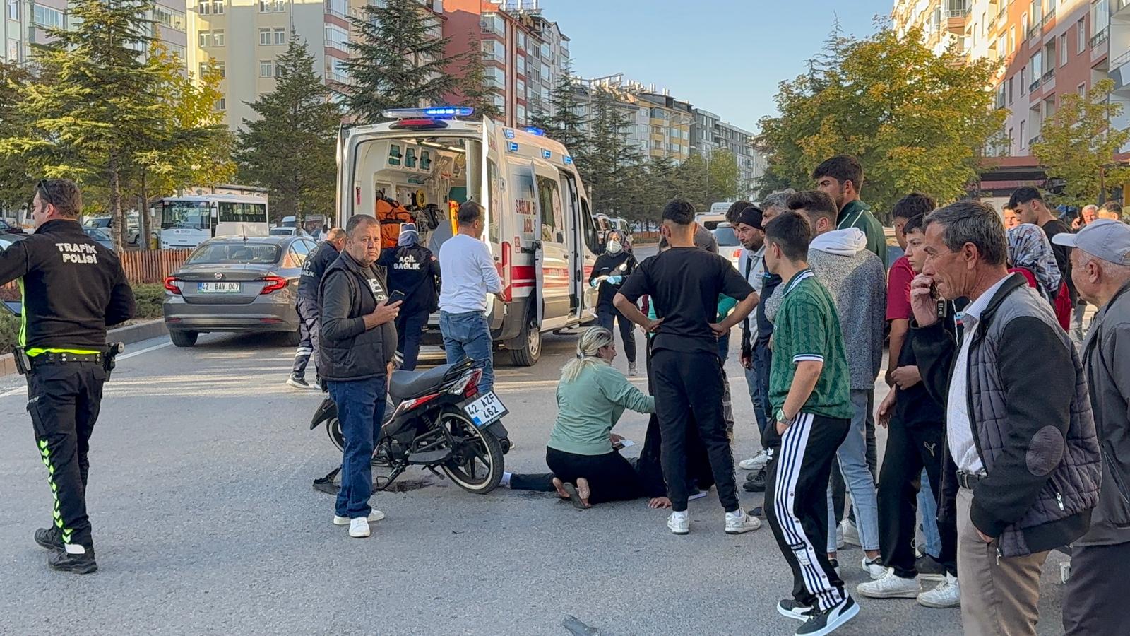 Seydişehir'de Meydana Gelen Trafik Kazasında 1 Yaralı