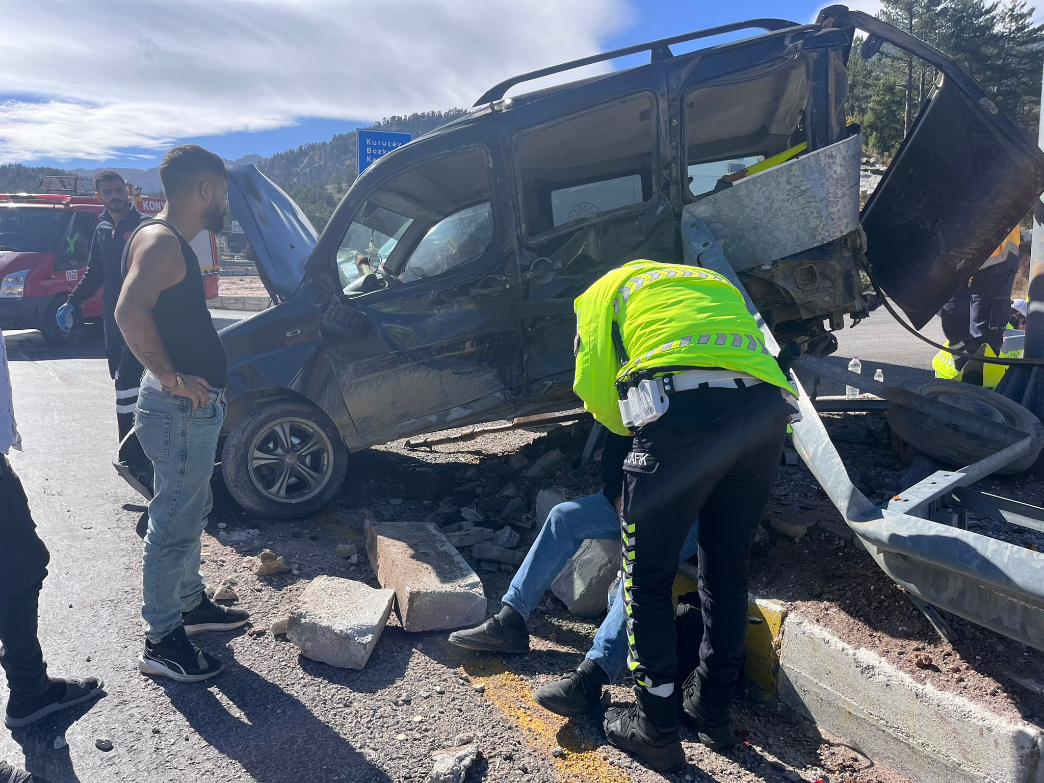 Seydişehir-Antalya Karayolunda Trafik Kazası: 2 Yaralı