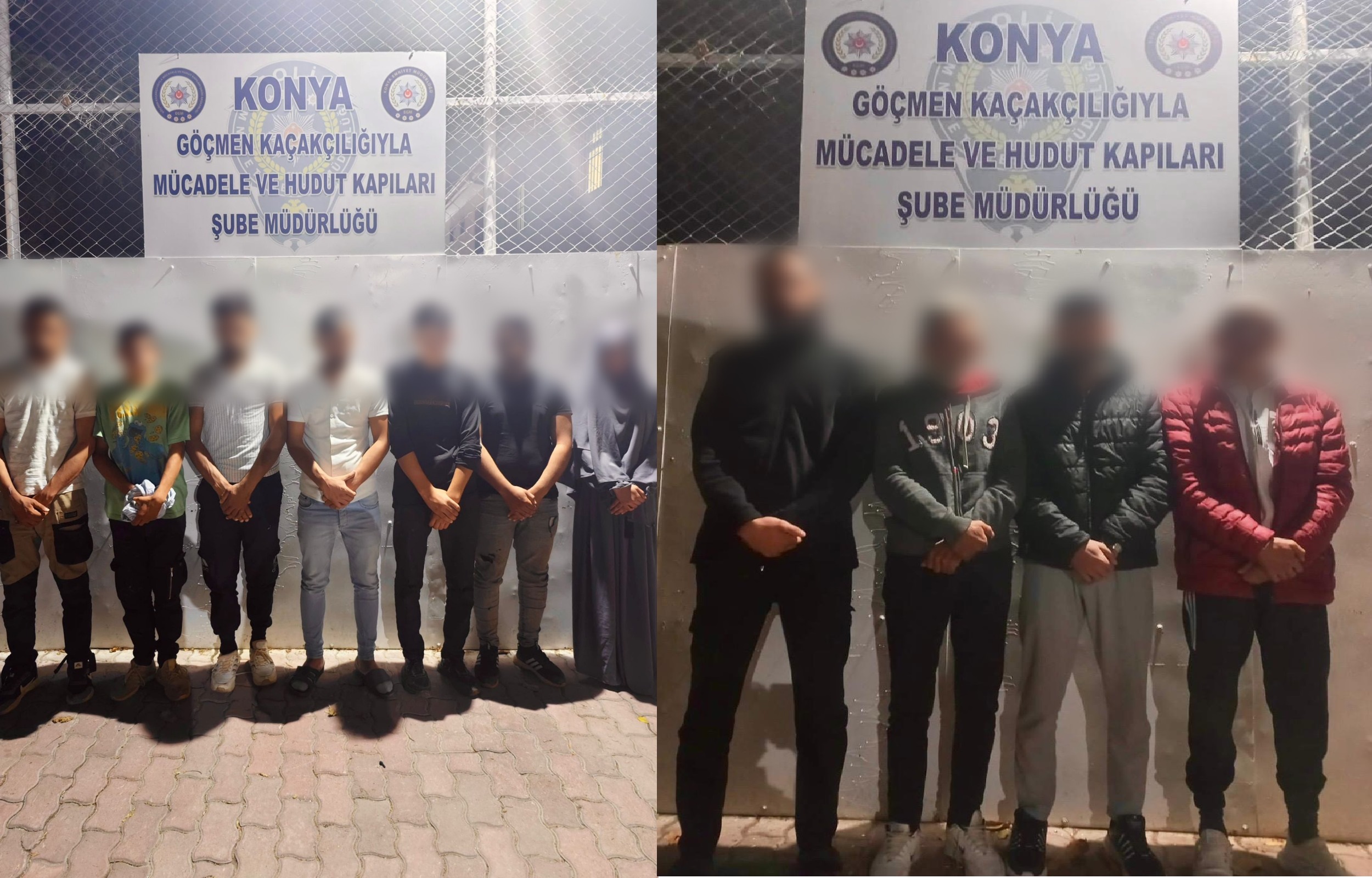 Konya'da Göçmen Kaçakçılığına Büyük Operasyon: 13 Göçmen Yakalandı, 5 Kişi Tutuklandı