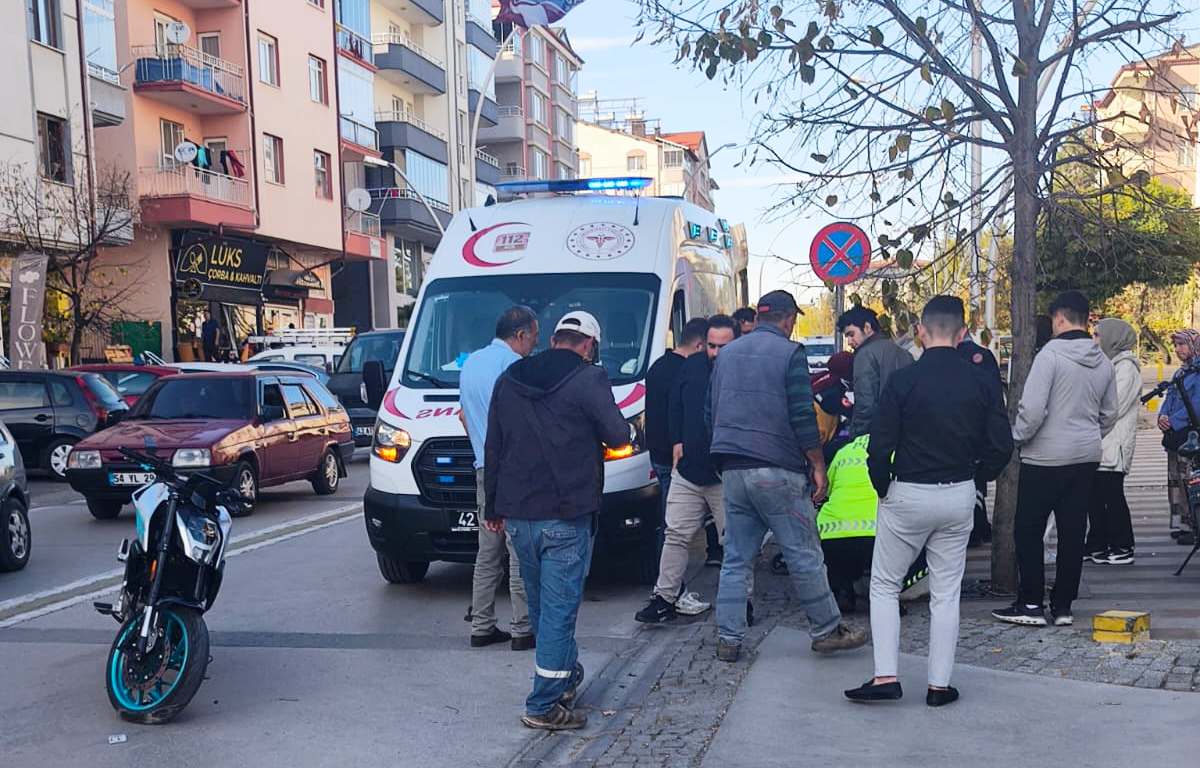 Seydişehir'de Yeniden Motosiklet Kazası: Bir Yaralı
