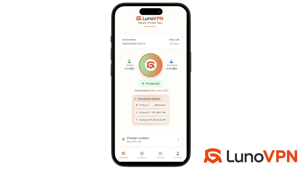 LunoVPN ile İnternette Tam Güvenlik Sağlayın