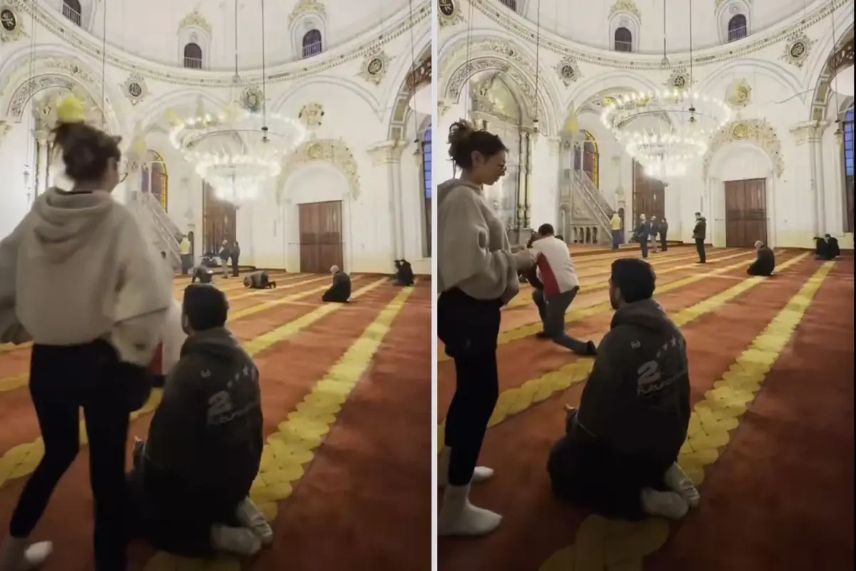 Görüntü Konya'daki bir camiden! Videoyu izleyen herkes Bakan Yerlikaya'yı etiketledi