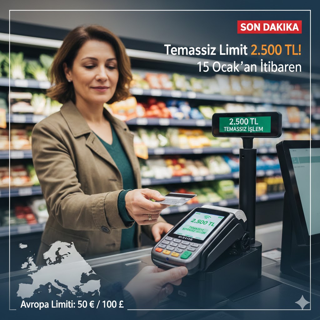 Temassız Ödemelerde Yeni Dönem: Şifresiz İşlem Limiti Artırıldı