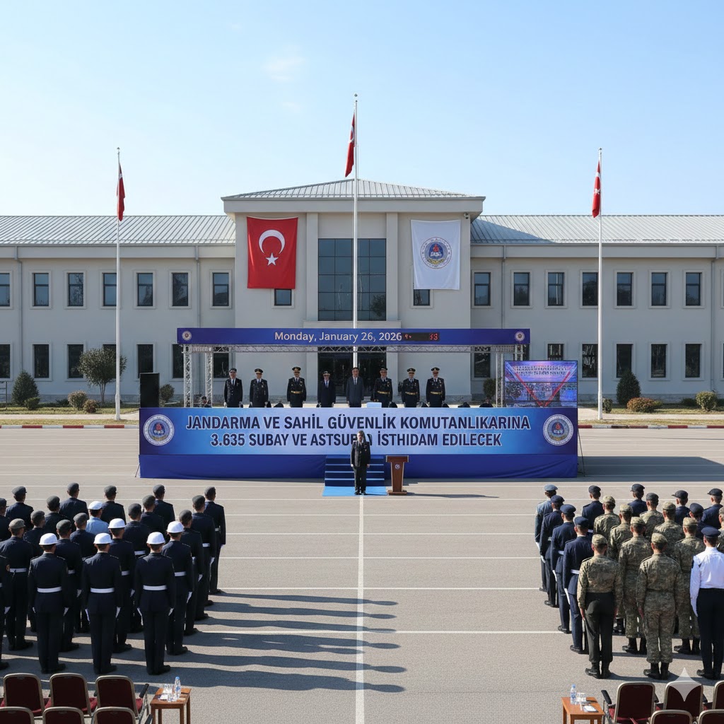 Jandarma ve Sahil Güvenlik Komutanlıklarına 3 bin 635 subay ve astsubay istihdam edilecek