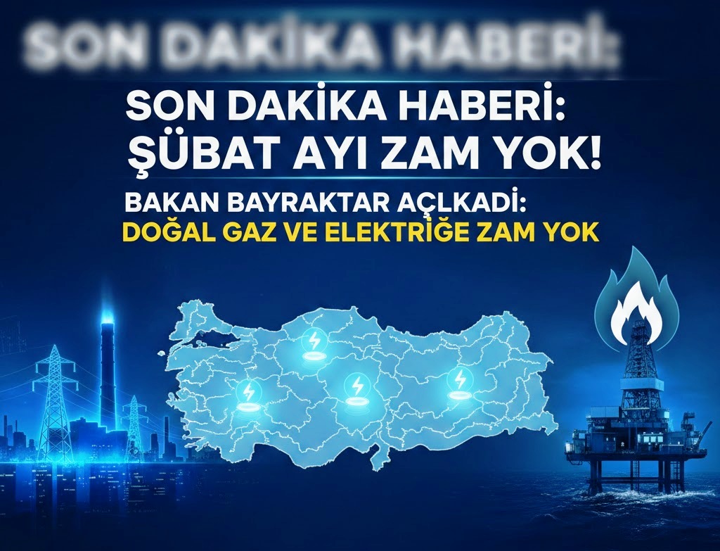 Enerji Bakanı Bayraktar Müjdeyi Verdi: Şubat Ayında Zam Yok!