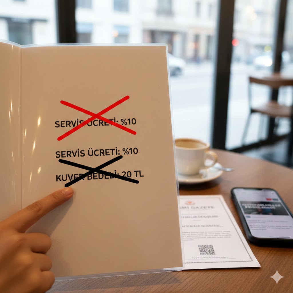 Restoran ve Kafelerde "Servis Ücreti" Devri Kapandı: Resmi Gazete’de Yayımlandı!