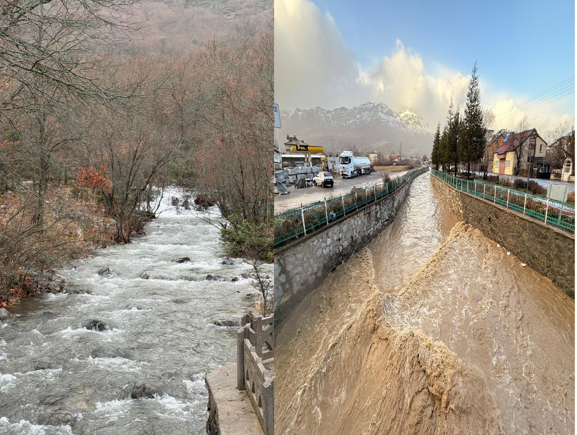 Bereketli Yağmurlar Seydişehir'de Gürlevik Çağlayanı’nı Coşturdu