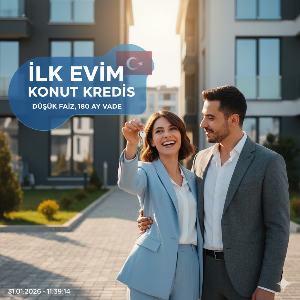 Milyonların Gözü Bu Haberde: "İlk Evim" Konut Kredisi Detayları Netleşti! İşte Taksit Tablosu