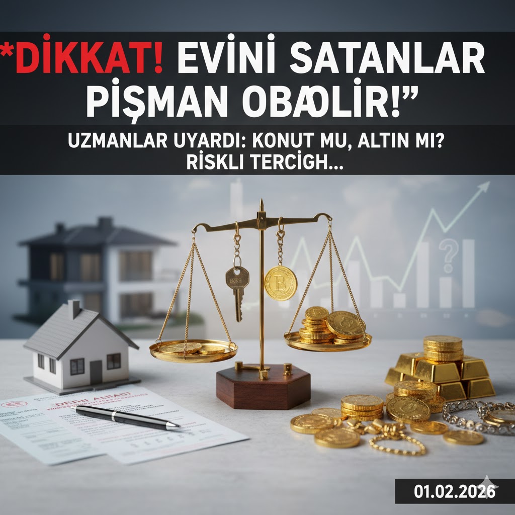Yatırımcıya Kritik Uyarı: Evini Satıp Altın Almak "Kısa Vadeli Kar, Uzun Vadeli Risk" mi?