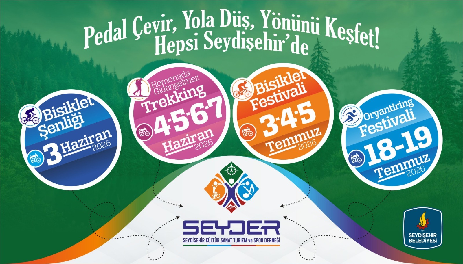 SEYDİŞEHİR’DE DOĞA FESTİVALLERİNİN TARİHLERİ BELLİ OLDU 