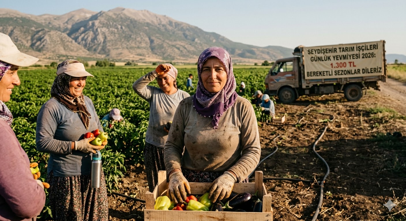 Seydişehir’de Tarım Sezonu Açıldı: Günlük Yevmiyeler 1.300 TL Olarak Belirlendi