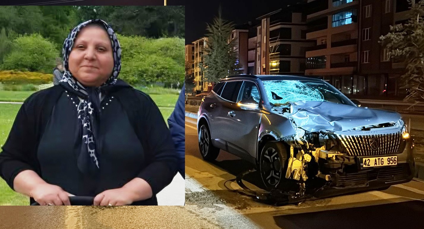 Konya’da otomobilin çarptığı kadın hayatını kaybetti