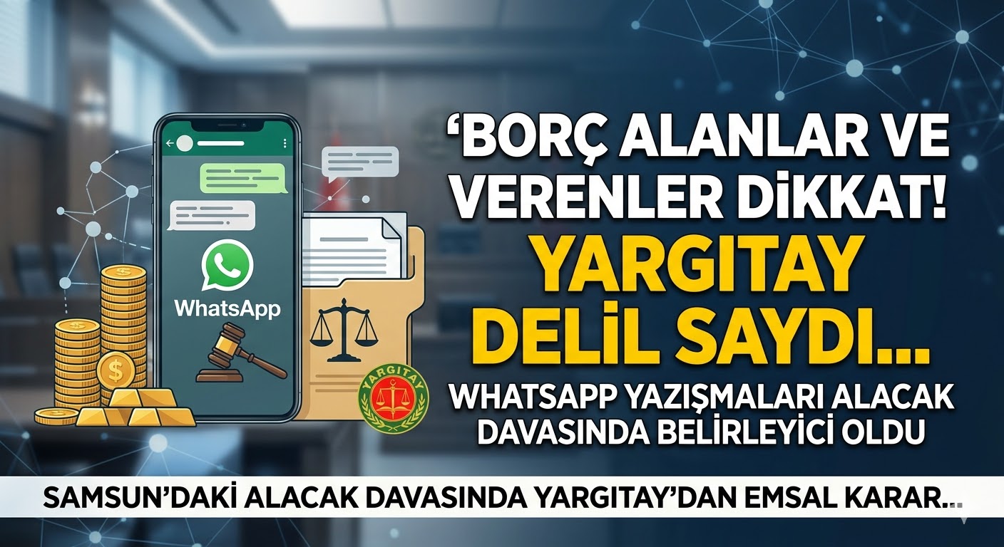 Borç Alıp Verenler Dikkat: Yargıtay'dan "WhatsApp" Kararı!