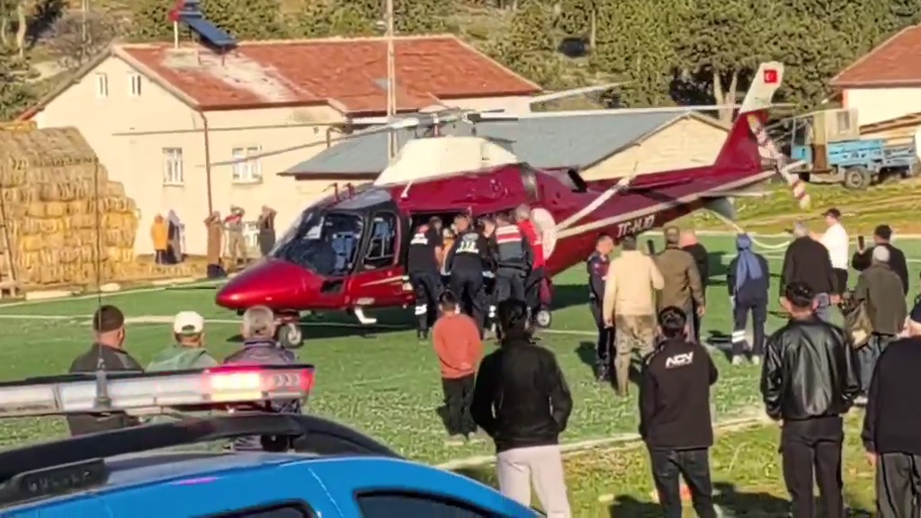 Bozkır'da Can Pazarı: Yaralı Genç İçin Helikopter Havalandı