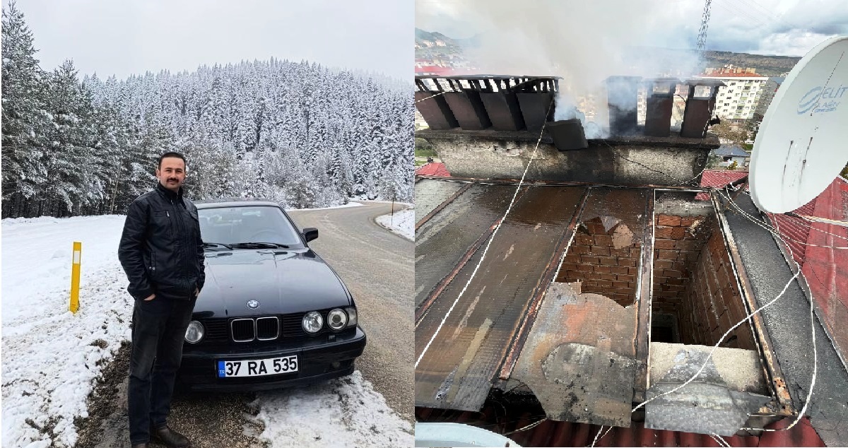 Bacadaki yangına müdahale etmek isterken apartman boşluğuna düşüp öldü