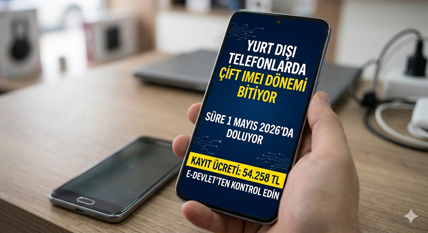 Yurt Dışı Telefonlarda "Çift IMEI" Dönemi Bitiyor: 1 Mayıs Son Tarih!