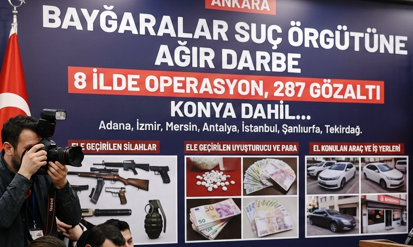 Bayğaralar Suç Örgütüne Dev Operasyon: 8 İlde 287 Gözaltı