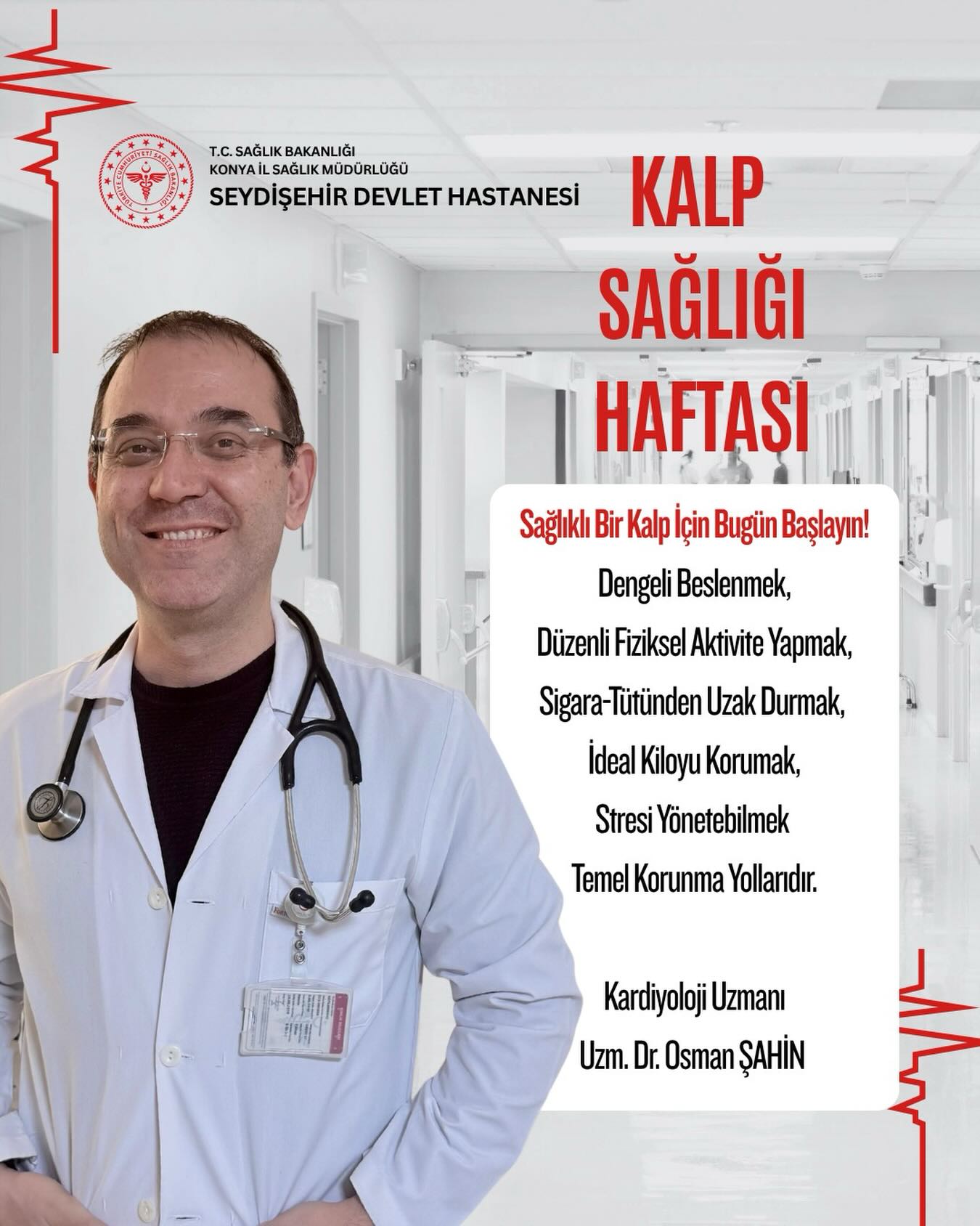 Kalp Sağlığını Korumak Sizin Elinizde: Uzm. Dr. Osman Şahin’den Hayati Uyarılar!