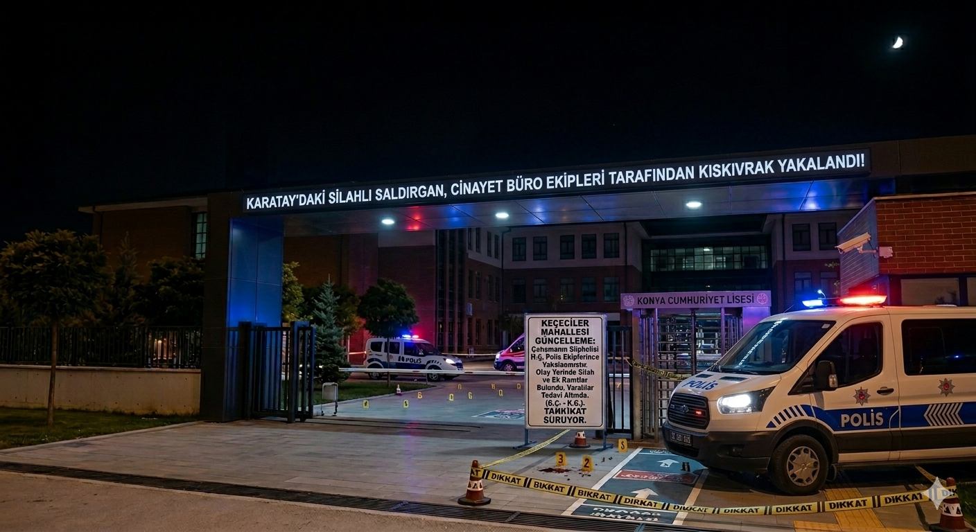 Konya’da Sokak Ortasında Silahlı Kavga: 2 Yaralı!