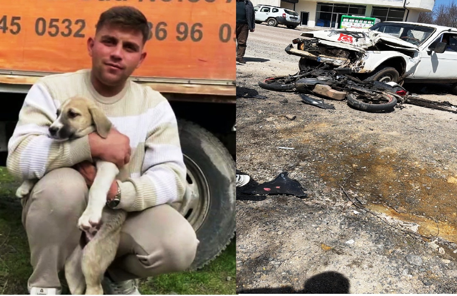 Ordu'da ciple çarpışan motosikletin sürücüsü öldü