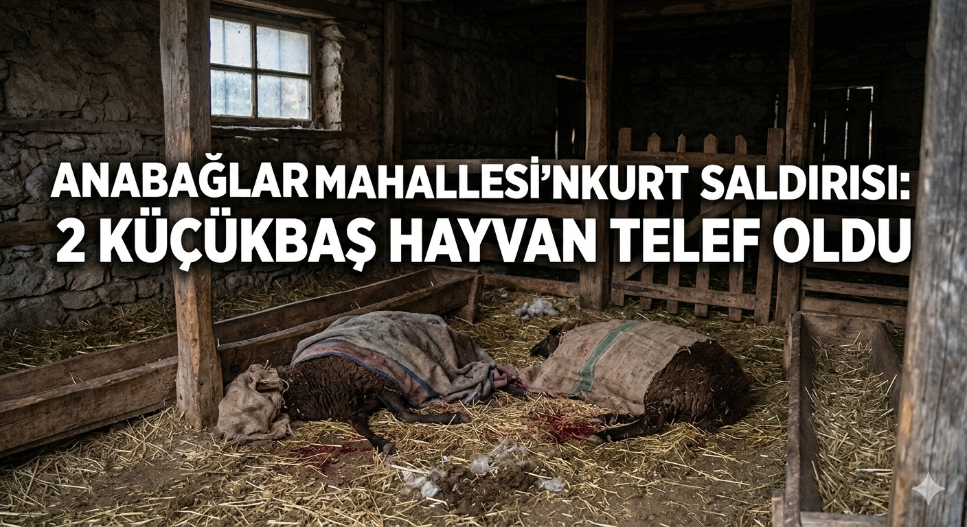 Seydişehir’de Kurt Dehşeti: Ahıra Giren Kurt 2 Koyunu Telef Etti