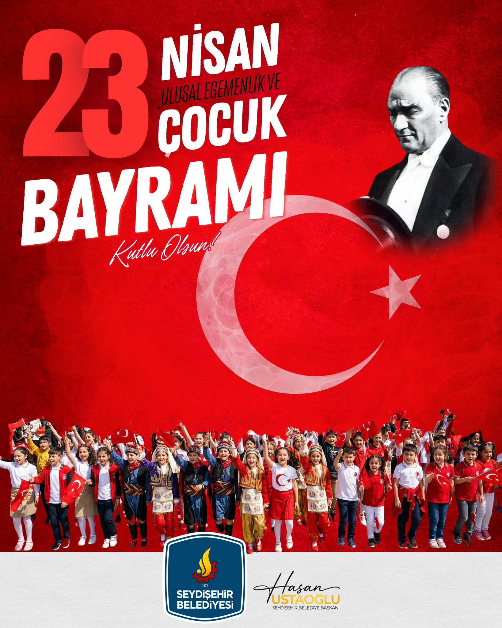 Başkan Ustaoğlu’ndan 23 Nisan Mesajı: "Yarınlarımız Sizin Cesaretinizle Şekillenecek"