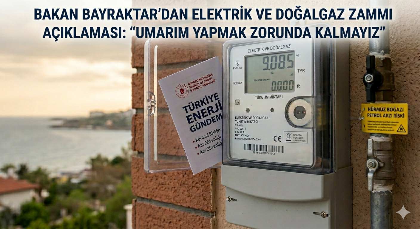 Bakan Bayraktar'dan Elektrik ve Doğalgaz Zammı Açıklaması: 