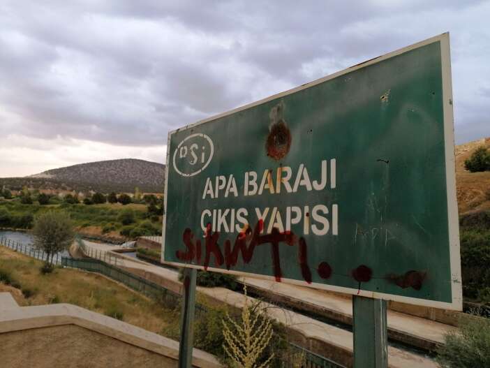 Apa Barajı’ndan Çarşamba Çayı’na Su Bırakılmaya  başlandı.