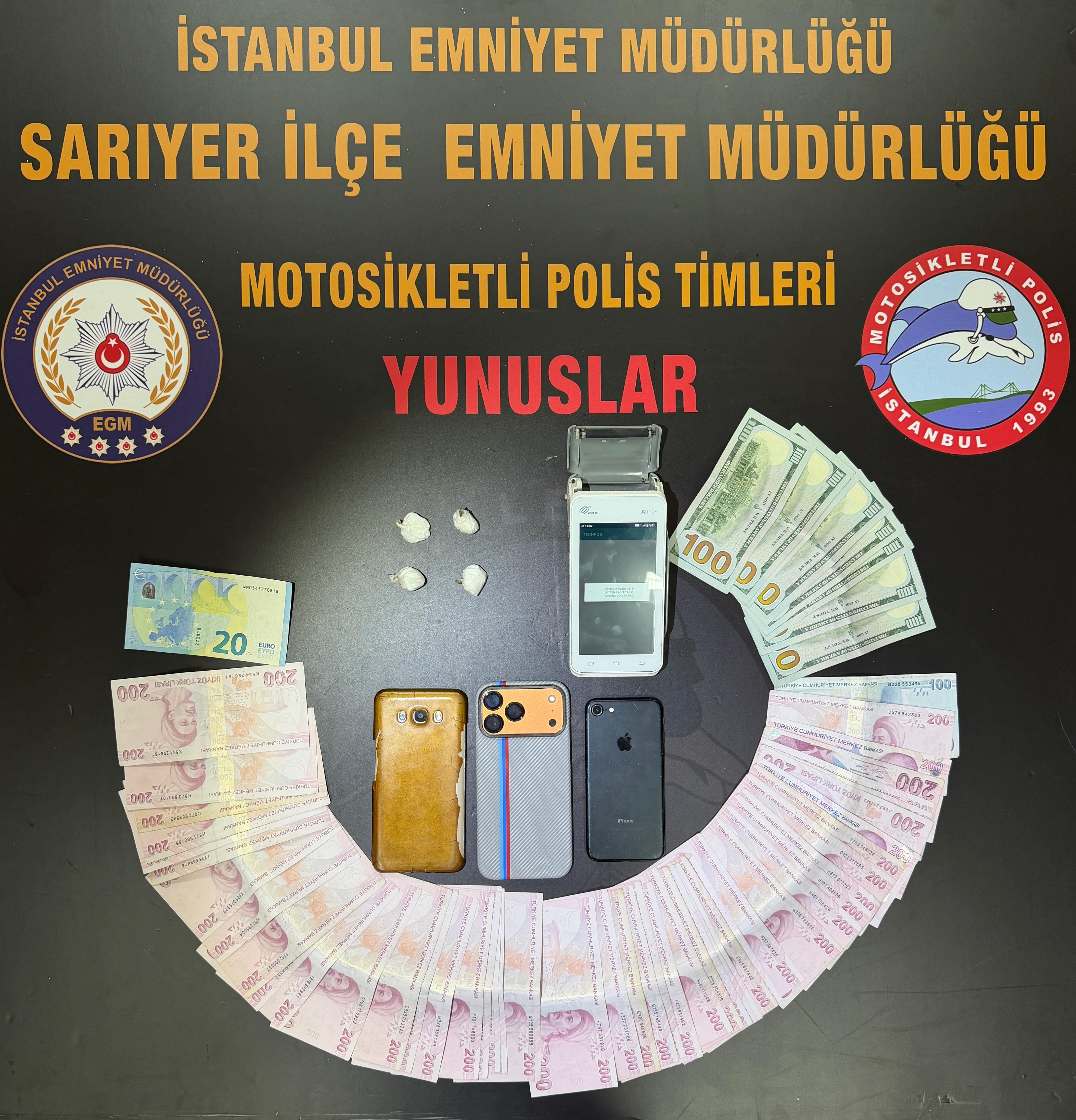 Maslak’ta takside 'Kağıt bitti' yazan POS cihazından uyuşturucu çıktı: 3 gözaltı