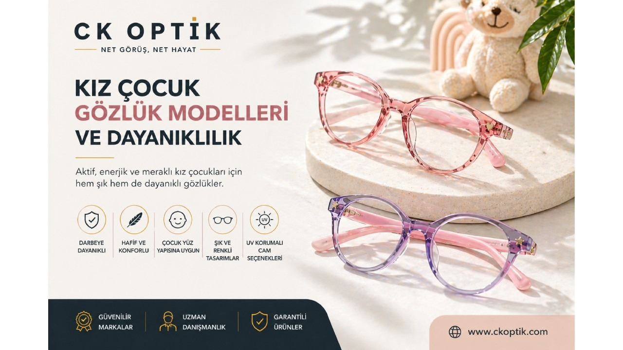 2026 Kız Çocuk Gözlük Modelleri 