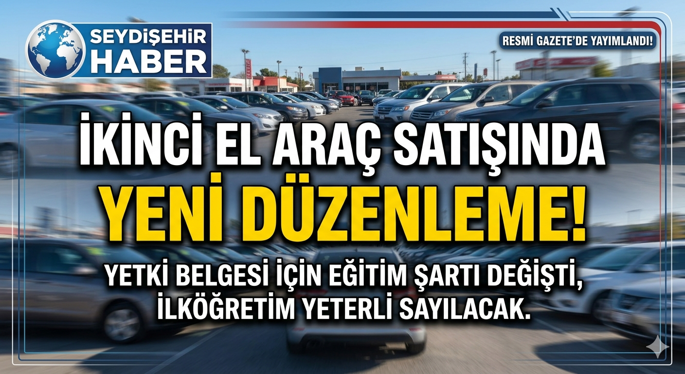 İkinci El  Araç  satışında   yeni düzenleme