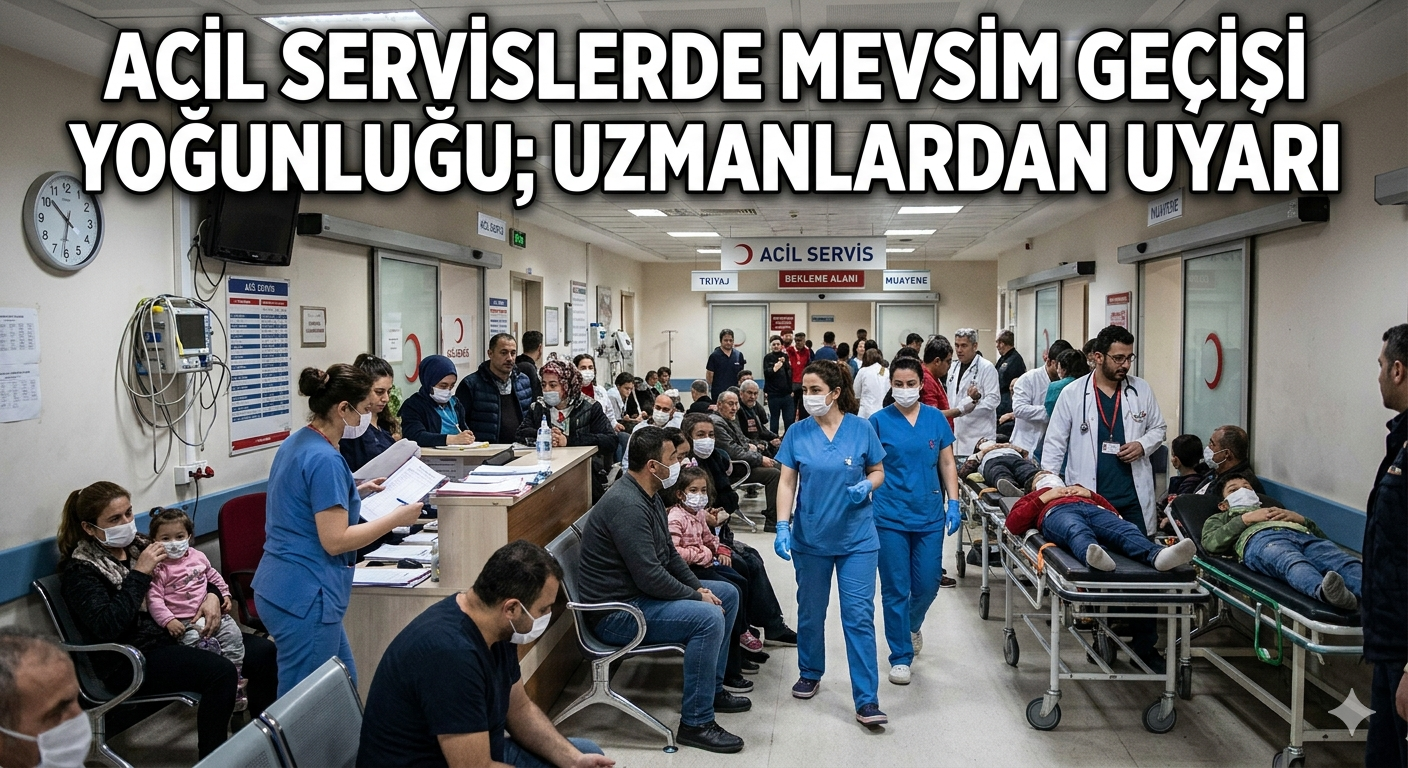 Acil servislerde mevsim geçişi yoğunluğu; uzmanlardan maske uyarısı