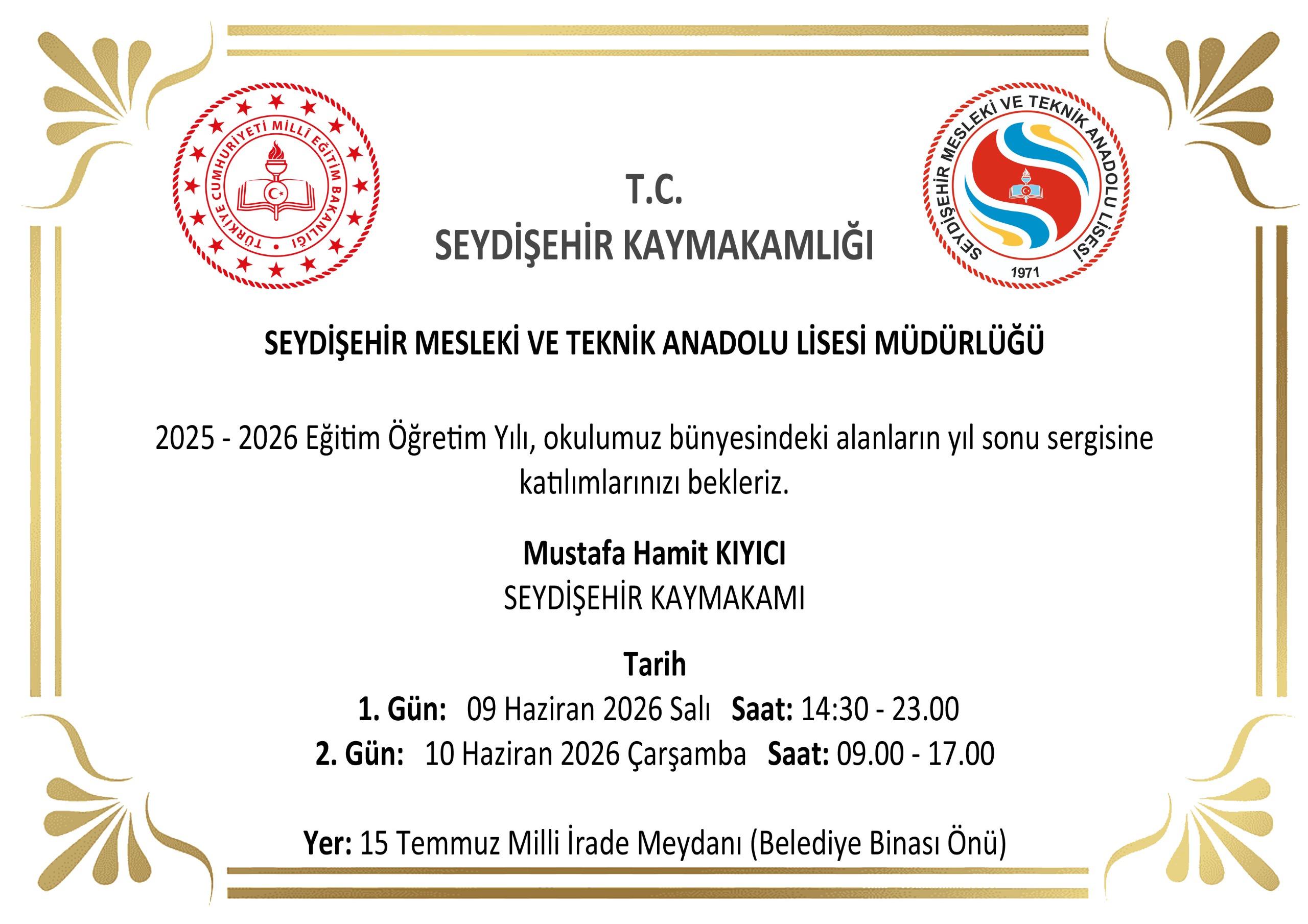 "Maarif'in Kalbinde, Marifetli Gençlik" Projesi DAVET 