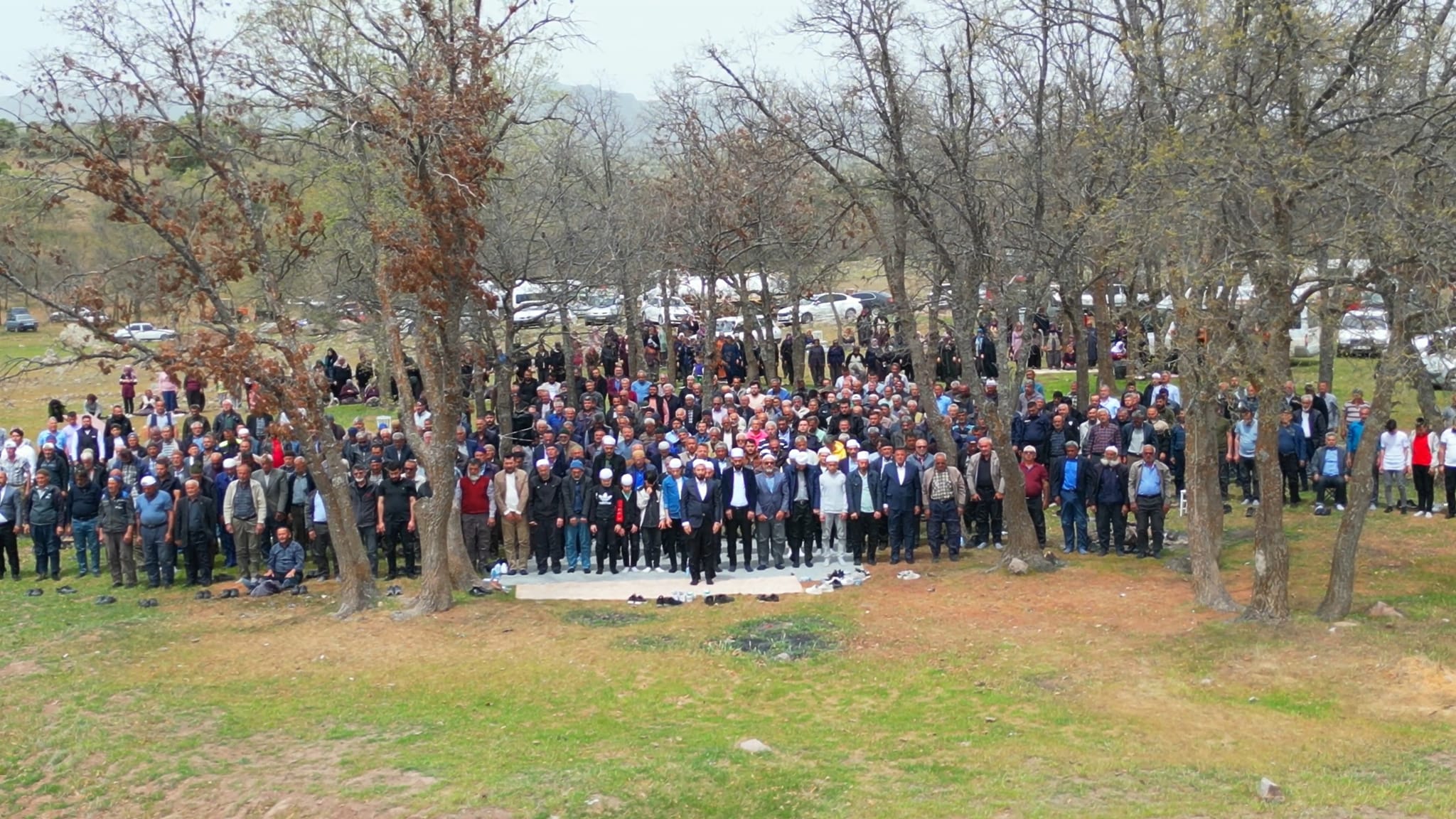 Akkisse de  Yağmur için Kurbanlar kesildi yağmur duası yapıldı