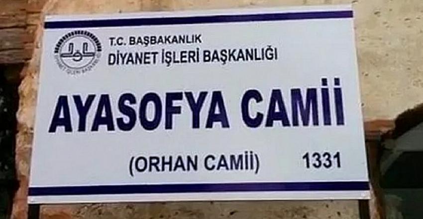 Diyanet İşleri Başkanlığından cami tabelalarına ilişkin açıklama