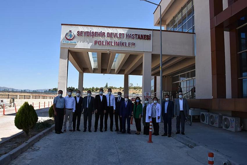 iL SAĞLIK MÜDÜRÜ  MEHMET KOÇ'TAN  SEYDİŞEHİRE ZİYARET