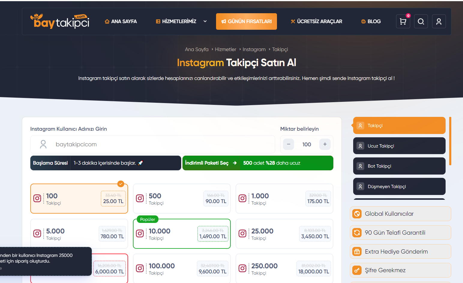 Instagram takipçi satın almanın avantajları